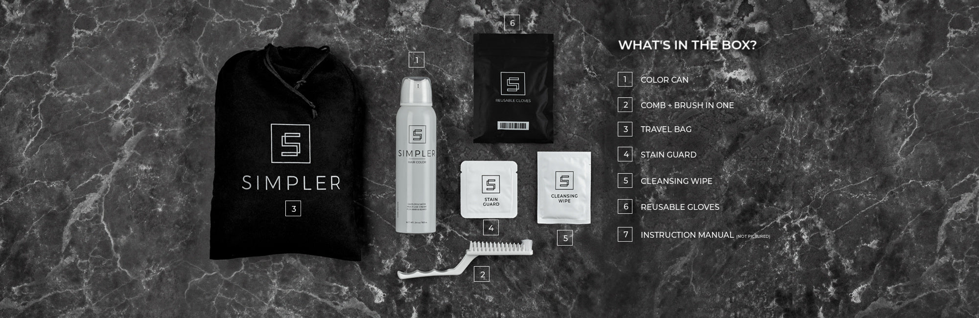SIMPLER HAIR COLOR - What's in the box